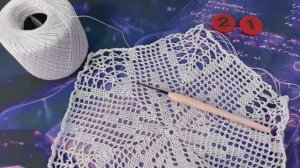 21 ряд салфетки «Цветочная»