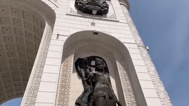 Триумфальная арка Астана Казахстан #vlog #Салтанатты қа?