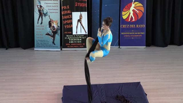 Топтова Алёна - Catwalk Dance Fest VIIl [pole dance, aerial] 14.05.17. смотреть онлайн
