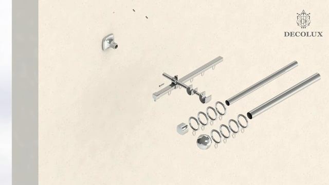 Инструкция по сборке двухрядного карниза Гефест с U-ши
