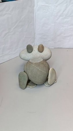 лягушка из камней своими руками
