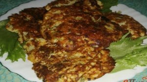 Капустные оладьи с сыром