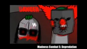 Edit tricky madness combat & fnf сори он у меня первый раз