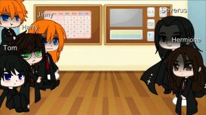 Реакция Ориг!Вселенной на Томарри.|HP|React|Tomarry|gacha club.|