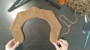 Вязанная дорожная подушка из плюшевой пряжи для комфо