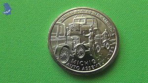 США.Инновация .2025 год 1 доллар. Мичиган. Автомобильная Ассамблея №27 в серии двор D.#883