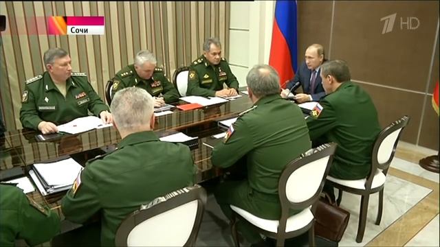 Кадры "статус - 6" с совещания президента по вопросам обороны смотреть онлайн