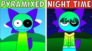INCREDIBOX SPRUNKI 💎 | UPDATE PYRAMIXED VS NIGHT TIME 🌙 | ЭПИЧНАЯ БИТВА!!! 😎 🔥