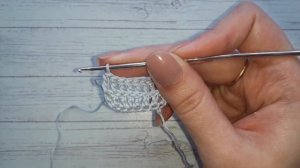 Столбики С 1,2,3.. НАКИДАМИ/Вязание крючком.Урок 3.