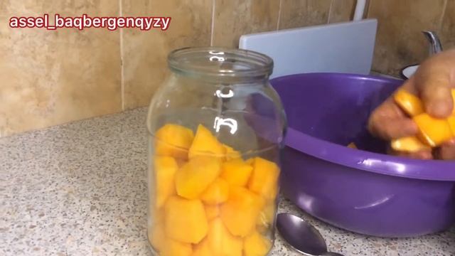 Маринадталған асқабақ. Тыква маринованная. Қазақша ре