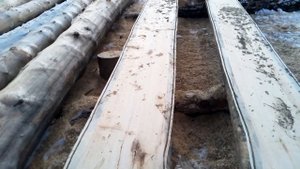 Сруб, канадская рубка, закладной венец часть 2