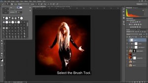 photoshop эффект огня в фотошопе
