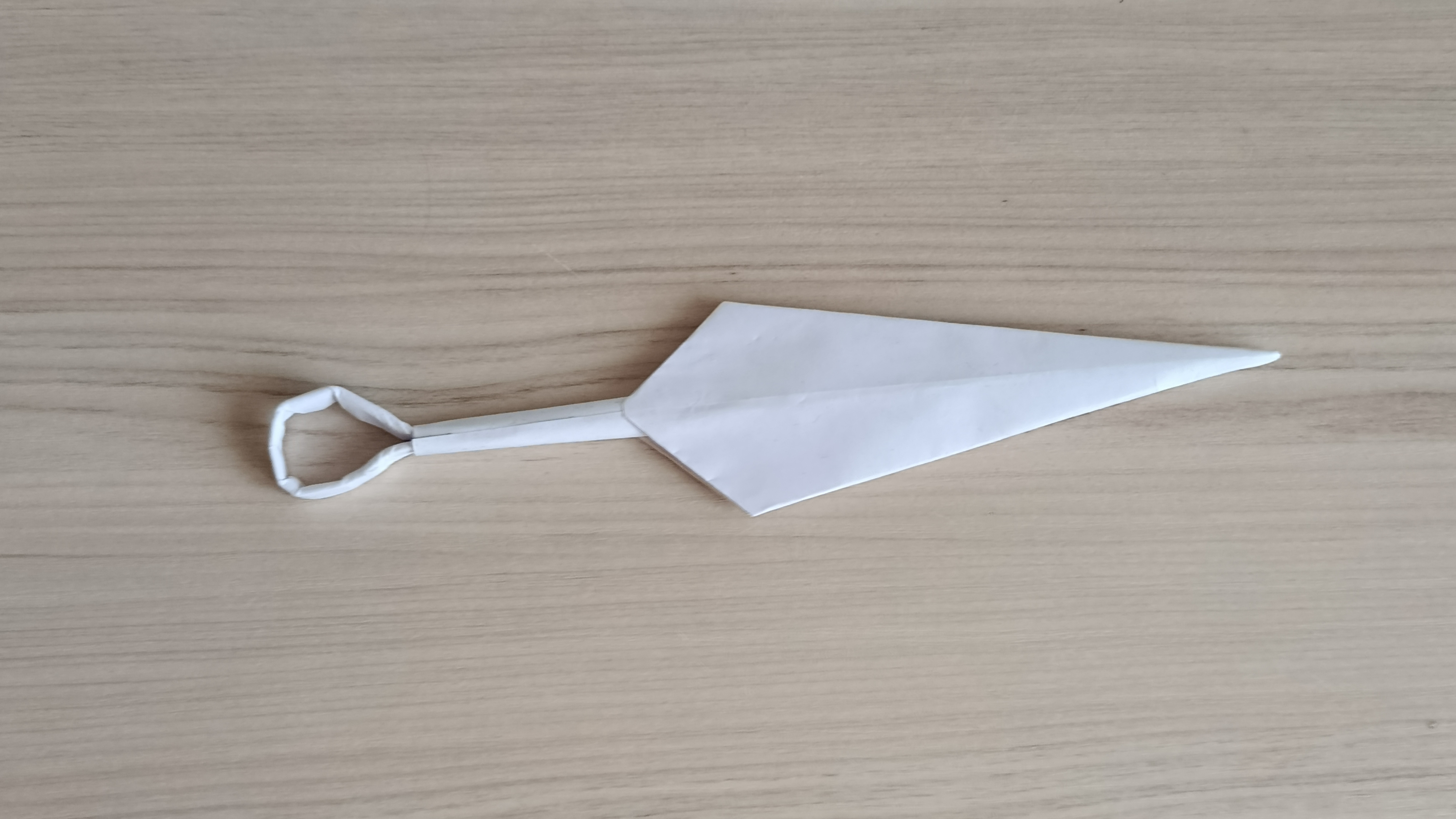 как сделать крутой нож кунай из бумаги А4