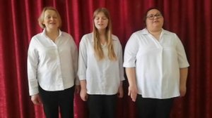 "Катюша" М.Исаковский, М.Блантер . Исполняет: Трио  МБОУ "Михайловская СОШ" ОМО