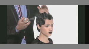 Укладка волнами холодным способом