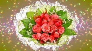 Футаж. Цветочный фон 222