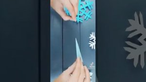 как сделать из бумаги снежок