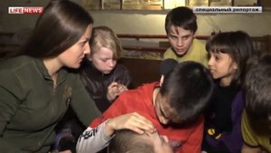 Дети подземелий В подвалах Донбасса живут тысячи мал?