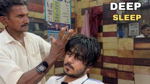 ASMR DEEP SLEEP MASSAGE BY PAKISTANI BARBER | CHACHA MULTANI
