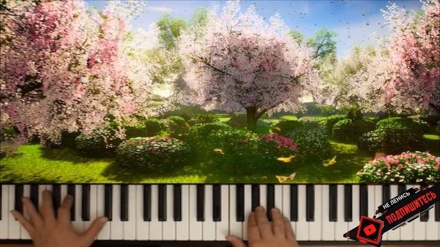 Очень Красивая Мощная музыка Весенние сад звуки приро