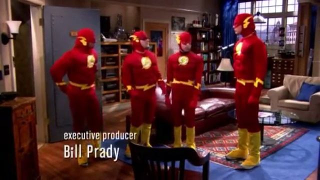 настоящий Флеш!? | Теория большого взрыва смотреть онлайн