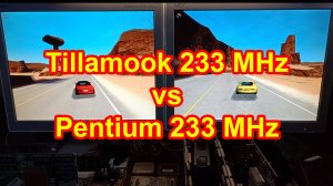 Pentium Tillamook 266 (233) MHz vs Pentium 233 MHz / 3Dfx V2