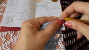 Французская кофточка крючком .Часть 3