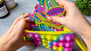 АСМР Скрапбукинг распаковка новых наклеечек - расслабляющее видео