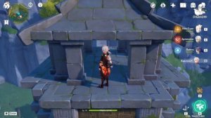 Genshin Impact - Ли Юэ: озеро Цинсю. Испытание на скорость и загадка, сундук. Безымянное сокровище.