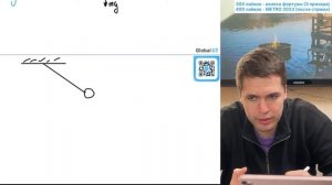 Математический маятник с периодом свободных колебаний T = 2 с отклонили на небольшой угол от - №