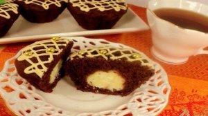 Шоколадные маффины с сюрпризом