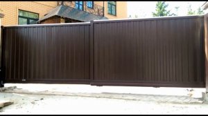 Телескопические откатные ворота