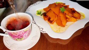 ЗАПЕЧЁННАЯ ТЫКВА В ДУХОВКЕ С МЁДОМ И КОРИЦЕЙ.🍽🍯