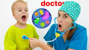 Влад и Ники. Крис и мама показывают, как важно мыть руки! Полезное видео для детей.