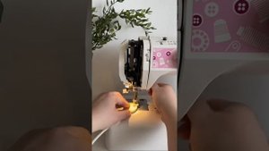 Шьем треугольник из шнура в технике зигзаг