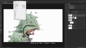 photoshop блинч-эффект на фото