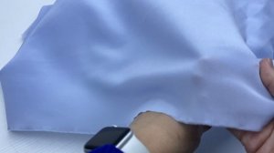 Крепдешин  светло-голубого цвета однотонная 46729