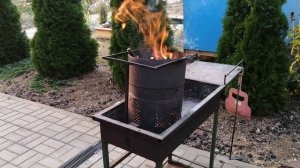 Стартер для розжига углей из баллона от фреона.