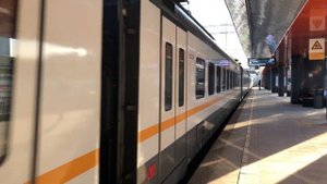 ЭП2Д-0160 ЦППК Перекраска Наше Подмосковье На станции Марьина Роща