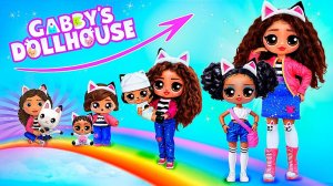 Gabby's Dollhouse: Сестры Габби и Панди взрослеют вместе! Идеи для кукол ЛОЛ