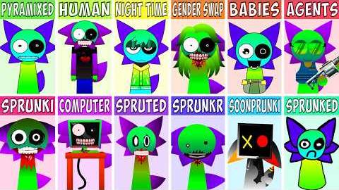 🔥 ВСЁ INCREDIBOX ПЕРСОНАЖИ 🔥 ИЗ PYRAMIXED В ОДНОМ ВИДЕО!!!  📺 | INCREDIBOX SPRUNKI 😎