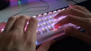 Звук смазанных свитчей Skyloong Gk64 Gateron Yellow / тайпинг жёлтых гетеронов