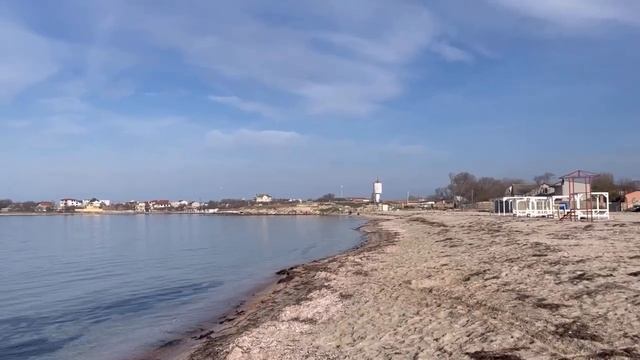31 .01.25 Часть 2. Черноморское, как есть. Пляж, море, Бухта ?