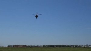 Взлёт и посадка вертолётов Ми-28, группа «Беркуты».