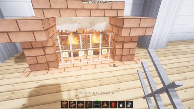 Minecraft Tutorial 🌲 :: КАК ПОСТРОИТЬ НОВОГОДНИЙ КАМИН (2 ВАРИА?