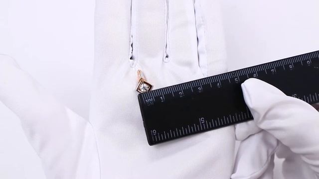 Золотая подвеска Золотые узоры с кристаллом Swarovski 38-0006 смотреть онлайн