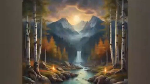 Birch and Pine  березу и сосну