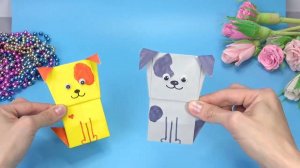 Оригами. Делаем милых собачек