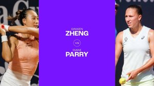 20.07.2024. Циньвэнь Чжэн - Диан Парри. WTA Palermo. Qinwen Zheng - Diane Parry