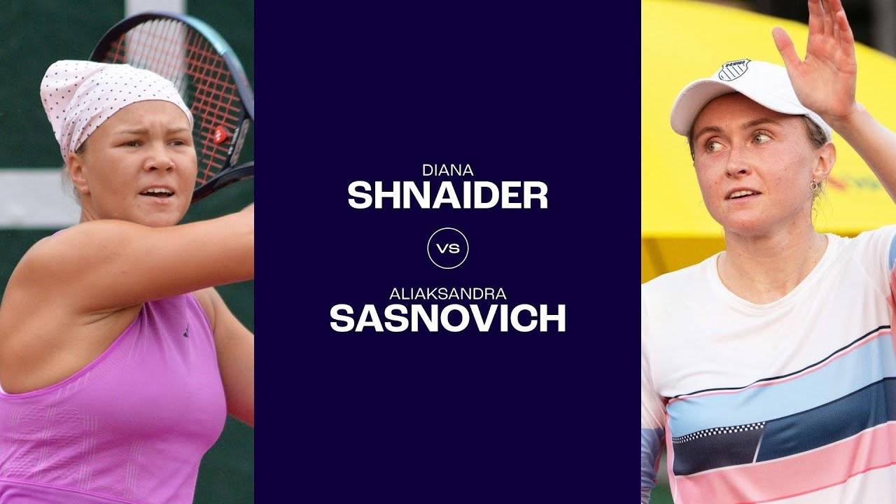 21.05.2024. Диана Шнайдер - Александра Соснович. WTA Budapest.Diana Shnaider - Aliaksandra Sasnovich